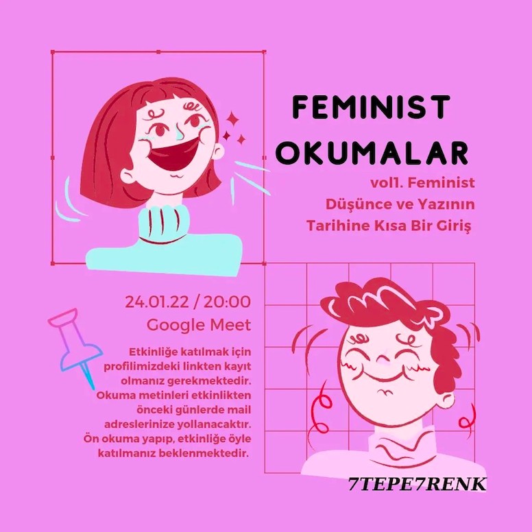 7TEPEꕔ7RENK: Feminist Okumalar - ÜniKuir