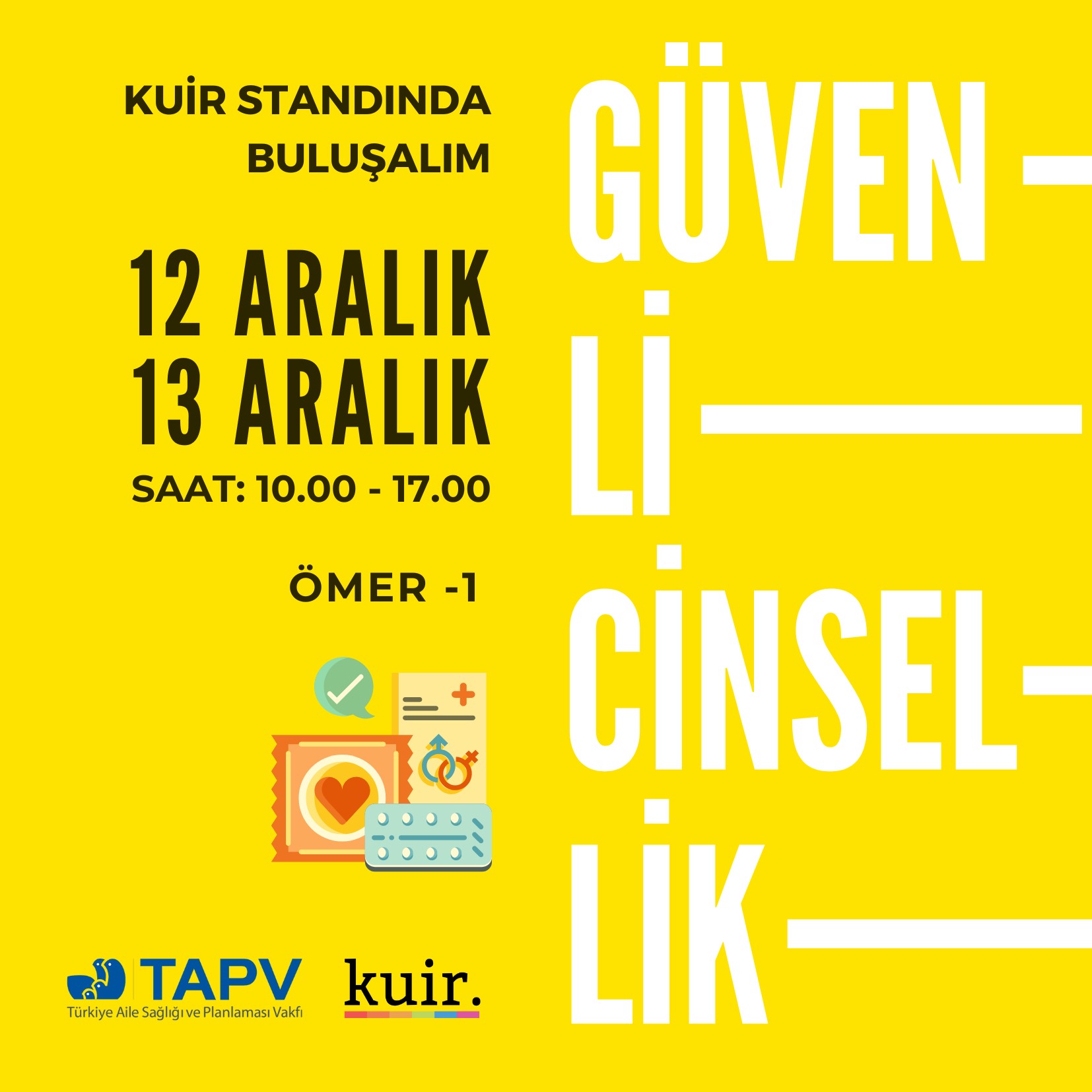 Koç Kuir: TAP Vakfı desteğiyle Güvenli Cinsellik Standı - ÜniKuir