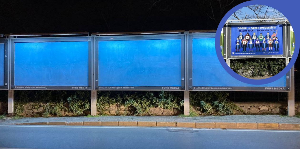 Boğaziçi Direnişi’nin birinci yılını kutlayan afişler bir gün dolmadan söküldü - ÜniKuir