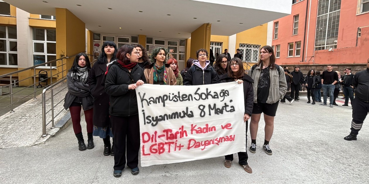 DTCF’de 8 Mart eylemi: Kadınlar ve LGBTİ+'lar Orta Bahçe’de bir araya geldi - ÜniKuir