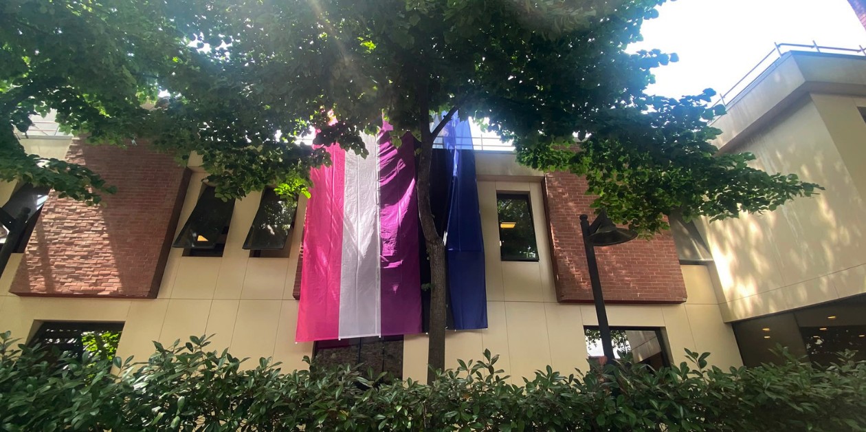 Galatasaray Üniversitesi’nde Genderfluid Bayrağı Sallandırıldı: Bayrak Gözdağı Konusu Oldu  - ÜniKuir