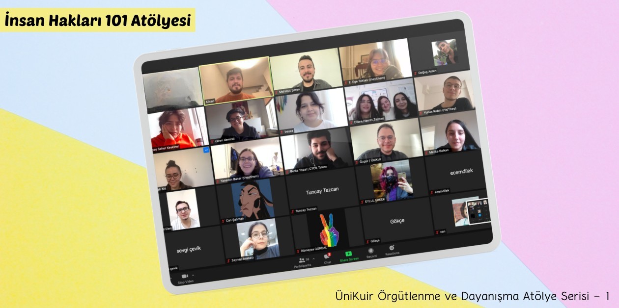 Örgütlenme ve Dayanışma Atölye Serisinin ilki yoğun katılımla gerçekleşti - ÜniKuir