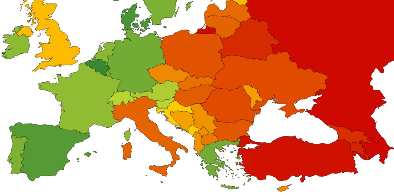 Rainbow Map 2025: Türkiye LGBTİ+ Haklarında Avrupa’nın En Alt Sıralarında - ÜniKuir