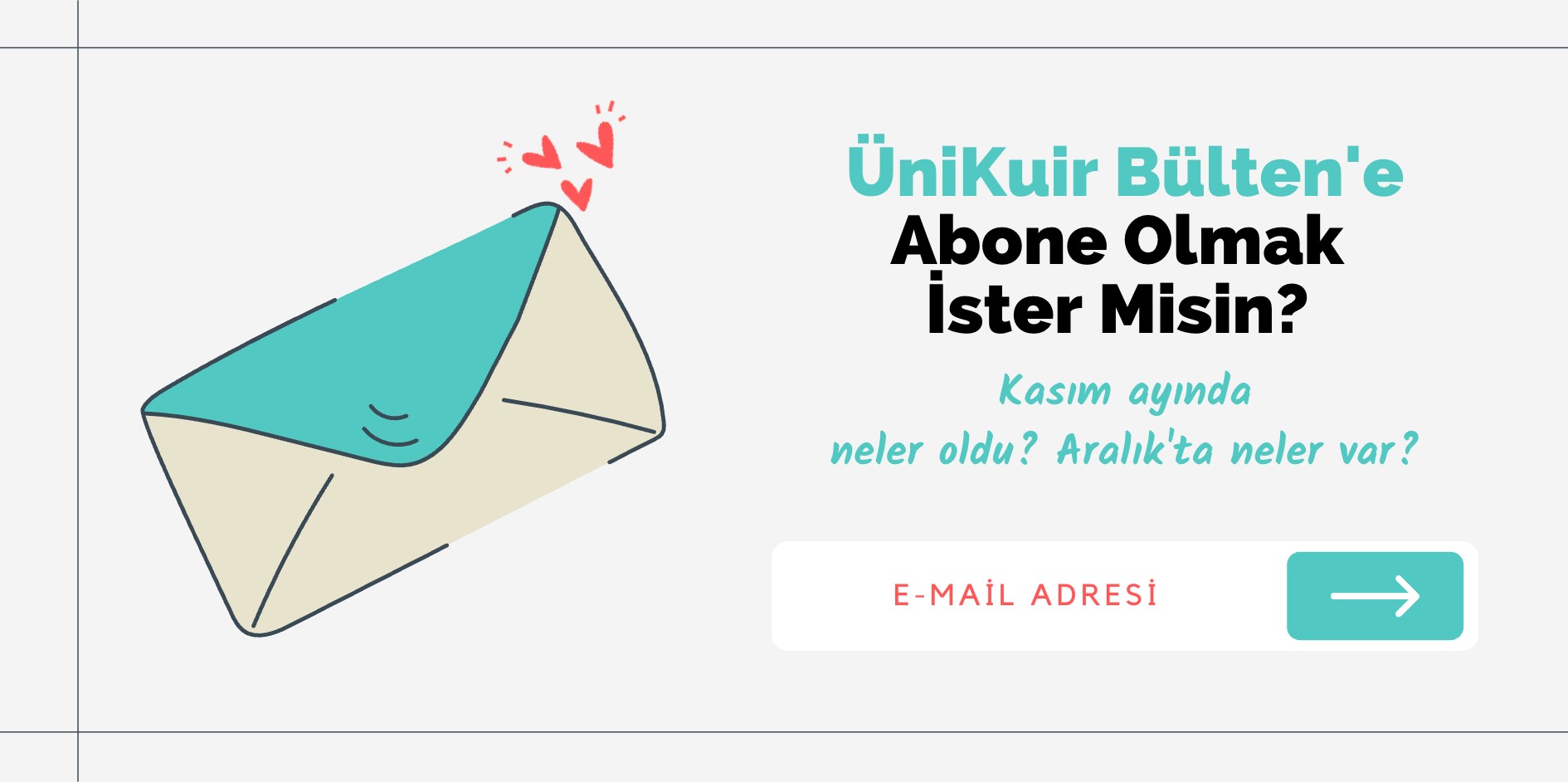 ÜniKuir Bülten, Kasım sayısıyla başladı! - ÜniKuir